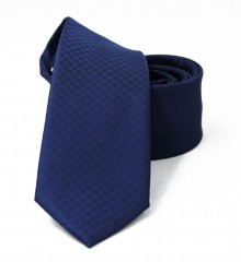                    NM slim szövött nyakkendő - Sötétkék Kockás nyakkendők