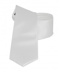  Goldenland slim nyakkendő - Fehér Egyszínű nyakkendő