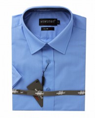                Newsmen  r.u slim ing - Kék Egyszínű ing