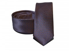 Prémium slim nyakkendő - Fekete Aprómintás nyakkendő