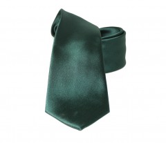         NM szatén nyakkendő - Sötétzöld Egyszínű nyakkendő