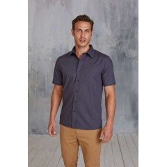 100% Pamut Comfort fit r.u ing - Sötétszürke Rövidujjú ing