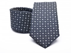    Prémium nyakkendő -  Kékesszürke mintás Aprómintás nyakkendő