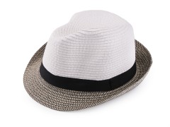  Nyári kalap unisex - Fehér-szürke Férfi kalap, sapka