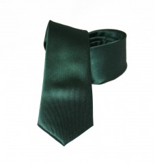       Goldenland slim nyakkendő - Sötétzöld Egyszínű nyakkendő