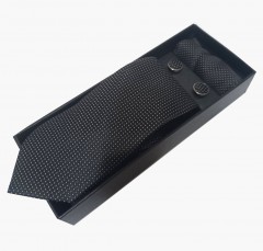   NM nyakkendő szett - Fekete aprómintás Ajándékötletek