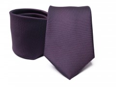        Prémium selyem nyakkendő - Sötétlila Egyszínű nyakkendő
