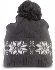 Unisex kötött téli sapka polár béléssel Női kalap, sapka