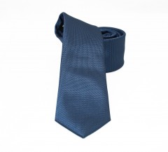   NM szövött slim nyakkendő - Kék Egyszínű nyakkendő