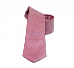    NM szövött slim nyakkendő - Lazac Egyszínű nyakkendő