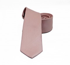    NM szövött slim nyakkendő - Púder Egyszínű nyakkendő