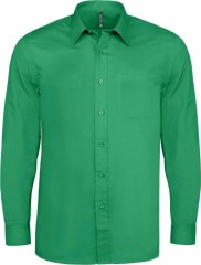Férfi h.u comfort fitt ing - Fűzöld Egyszínű ing