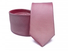        Prémium selyem nyakkendő - Rózsaszín pöttyös Selyem nyakkendők