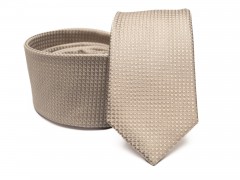 Prémium selyem nyakkendő - Drapp 