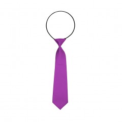     Gumis szatén gyereknyakkendő - Lila Gyerek nyakkendők