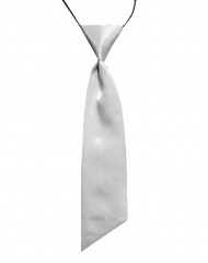            Női szatén gumis nyakkendő - Ezüst Női nyakkendők, csokornyakkendő