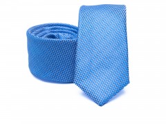    Prémium slim nyakkendő - Égszínkék Aprómintás nyakkendő