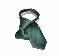   NM Állítható szatén gyerek/női nyakkendő - Sötétzöld Női nyakkendők, csokornyakkendő