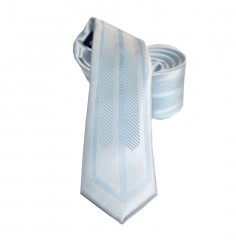               Goldenland slim nyakkendő - Halványkék mintás 