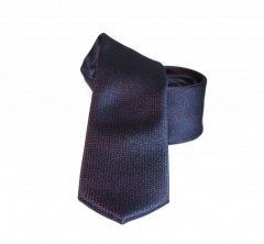              Goldenland slim nyakkendő - Sötétkék Aprómintás nyakkendő