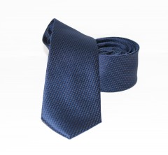                    NM slim szövött nyakkendő - Sötétkék Egyszínű nyakkendő