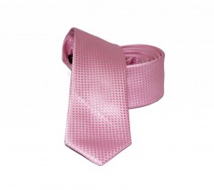                    NM slim szövött nyakkendő - Rózsaszín Egyszínű nyakkendő
