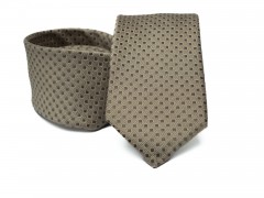        Prémium selyem nyakkendő - Bézs aprómintás Aprómintás nyakkendő