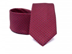        Prémium selyem nyakkendő - Meggybordó Aprómintás nyakkendő
