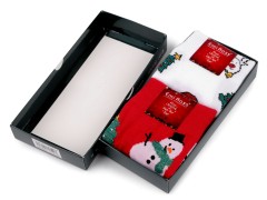                              Emi Ross karácsonyi zokni dobozban - 2 pár Ajándékötletek
