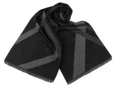              Férfi sál - Kockás - 34x185 cm Férfi kesztyű, sál