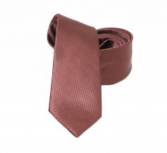                    NM slim szövött nyakkendő - Lazac Aprómintás nyakkendő