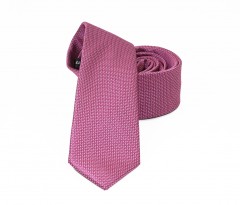                    NM slim szövött nyakkendő - Pinklilás Aprómintás nyakkendő