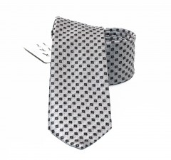                        NM normál nyakkendő - Ezüst kockás Kockás nyakkendők