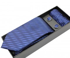                         NM nyakkendő szett - Kék mintás 