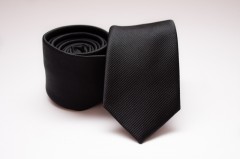    Prémium slim nyakkendő - Fekete Egyszínű nyakkendő