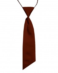            Női szatén gumis nyakkendő - Barna Női nyakkendők, csokornyakkendő