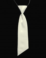            Női szatén gumis nyakkendő - Ecru Női nyakkendők, csokornyakkendő