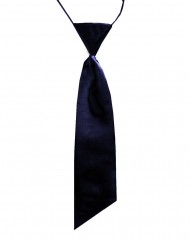            Női szatén gumis nyakkendő - Sötétkék Női nyakkendők, csokornyakkendő