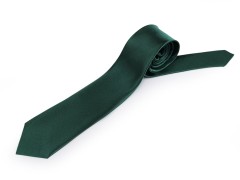 Vannotensa szatén nyakkendő - Sötétzöld Egyszínű nyakkendő