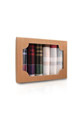      Ajándék zsebkendő szett - 6 db/csomag Pamut zsebkendő