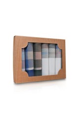      Ajándék zsebkendő szett - 6 db/csomag Pamut zsebkendő