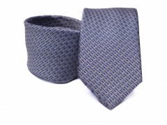        Prémium selyem nyakkendő - Kékesszürke Aprómintás nyakkendő