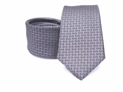        Prémium selyem nyakkendő - Szürke aprópöttyös Selyem nyakkendők