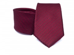         Prémium selyem nyakkendő - Meggypiros aprómintás 