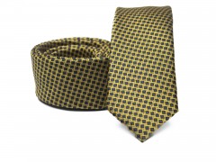    Prémium slim nyakkendő - Khaky mintás Kockás nyakkendők