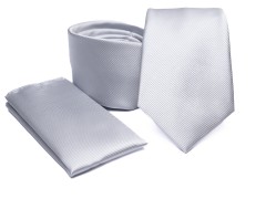    Prémium nyakkendő szett - Ezüst Nyakkendők esküvőre