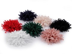              Textil virág - 10 db/csomag Kitűzők, Brossok