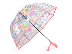 Gyerek átlátszó kilövős esernyő 