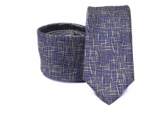    Prémium slim nyakkendő - Kék mintás 