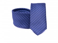     Prémium slim nyakkendő - Kék kockás 